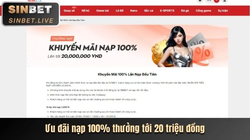 Thưởng chào mừng người chơi mới n666